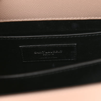 Saint Laurent Grain de Poudre Mini Classic Monogram Cassandra Top Handle Marble Pink 6 of 10