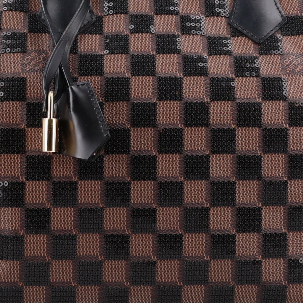 Damier Paillettes Speedy 30 Black