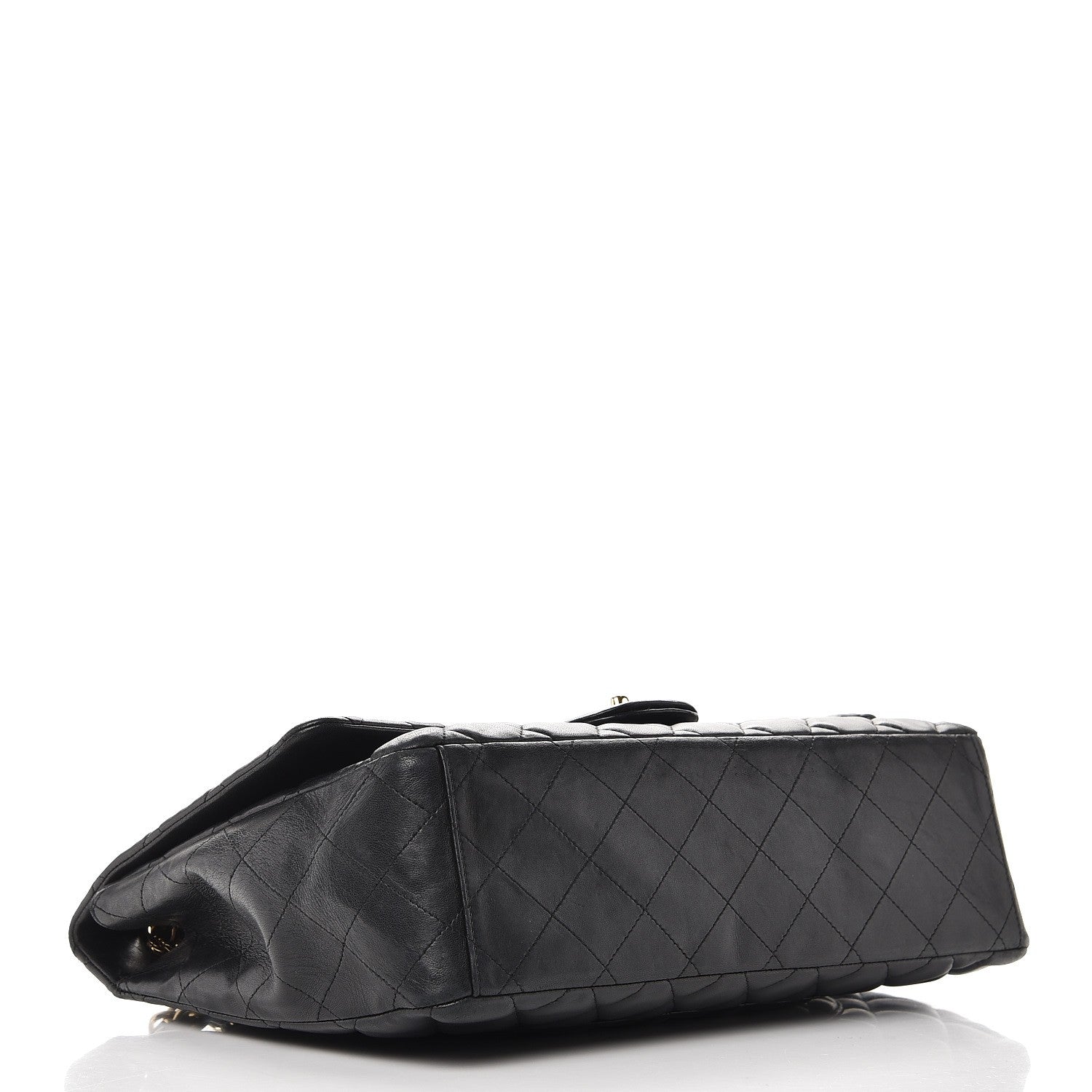 Chanel Lambskin Quilted Maxi Single Flap Black 5 of 14