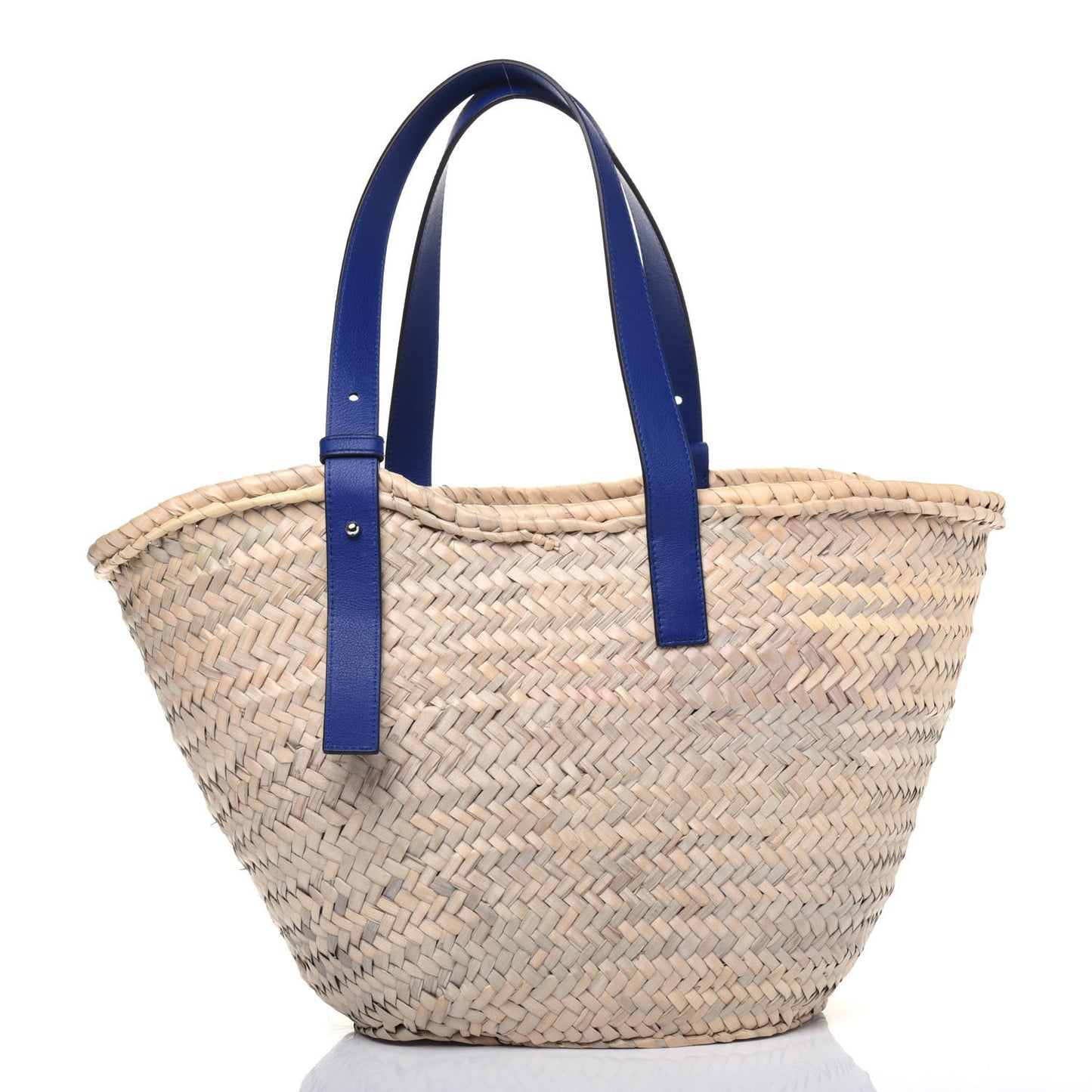 Raffia Basket Tote Bag Cream Multi