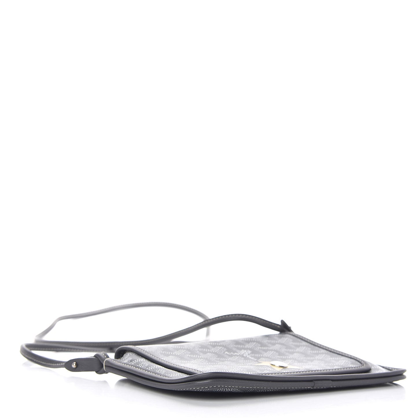 Goyardine Plumet Wallet Clutch Grey