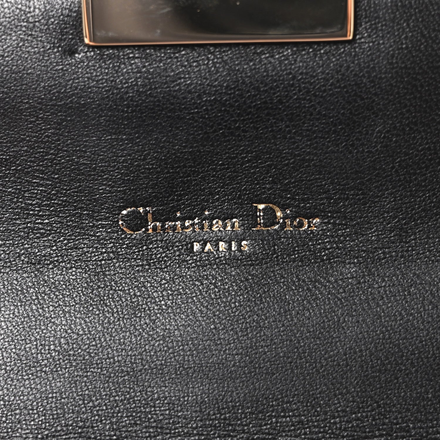 Christian Dior Lambskin Cannage Miss Dior Clutch Black 7 of 10