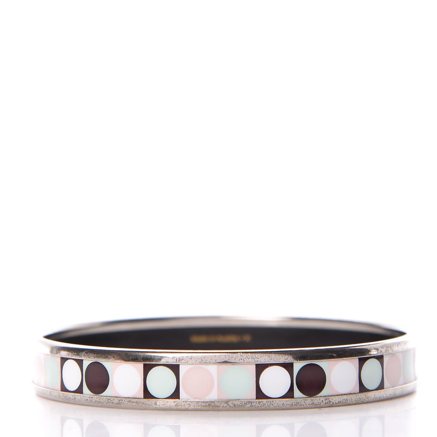 Enamel Printed Narrow Deco Dot Bracelet 65