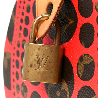 Louis Vuitton Monogram Kusama Pumpkin Dots Papillon 30 Red 7 of 13