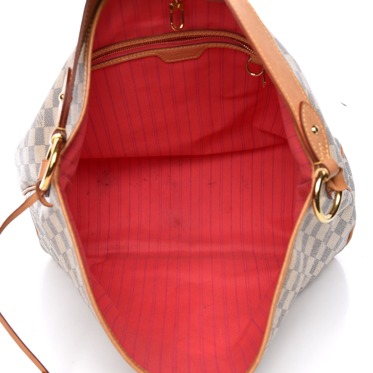 Louis Vuitton Damier Azur Delightful MM Pink 5 of 18