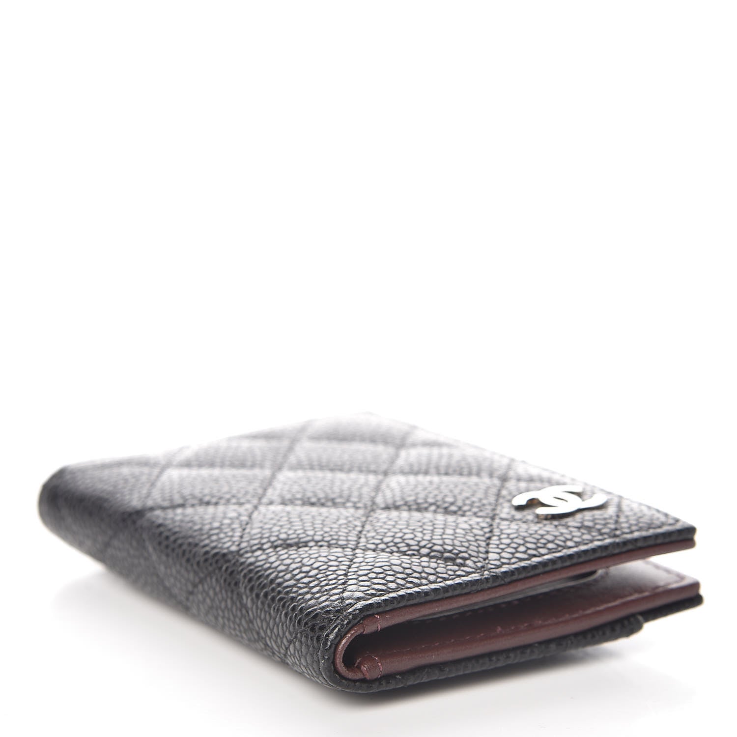 Chanel Caviar Quilted Card Holder Wallet Black 4 of 8