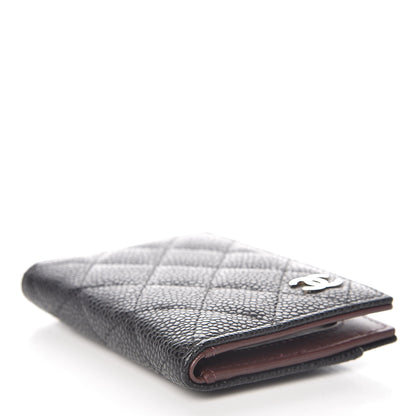 Chanel Caviar Quilted Card Holder Wallet Black 4 of 8