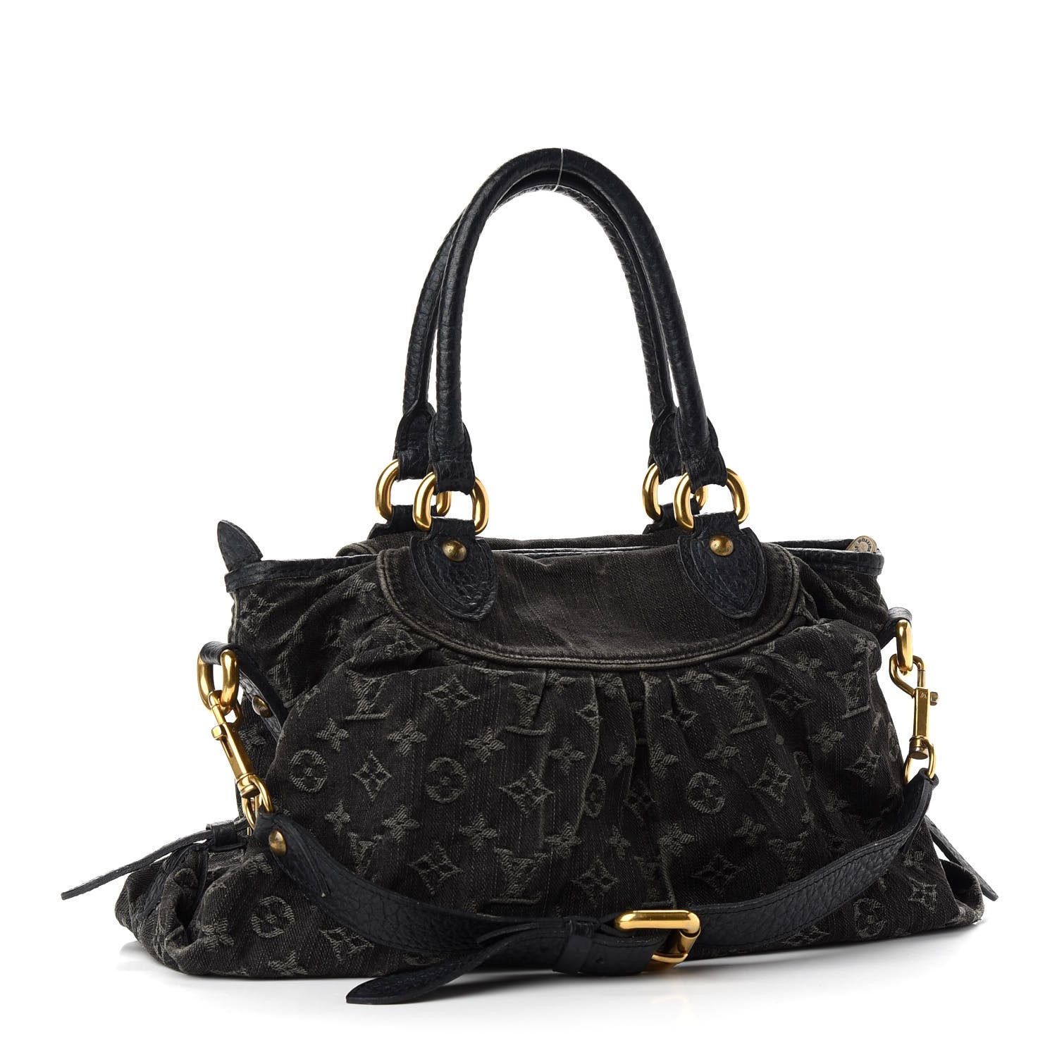 Louis Vuitton Denim Neo Cabby MM Black 3 of 11