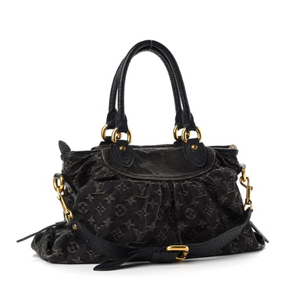Louis Vuitton Denim Neo Cabby MM Black 3 of 11