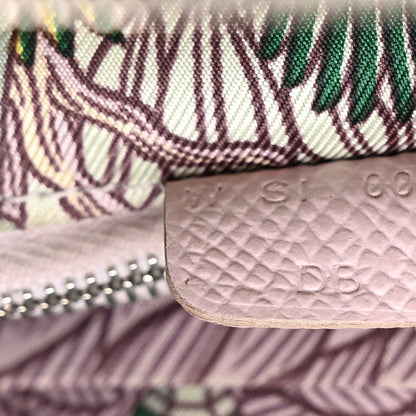 Hermes Epsom Silk'In Compact Wallet Mauve Pale Vert Pale 7 of 8