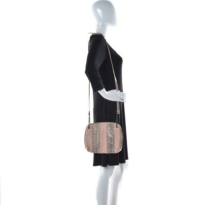 Bottega Veneta Nappa Intrecciato Ayers Crossbody Pillow Messenger Flamingo 2 of 9