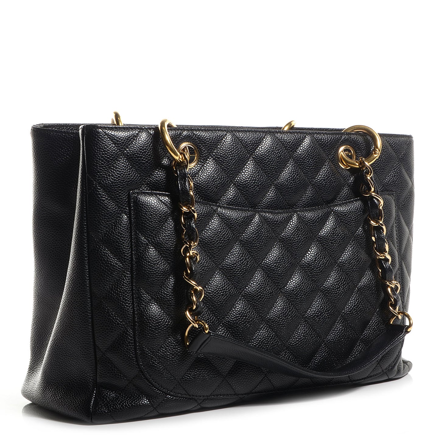 Caviar Grand Shopping Tote GST Black