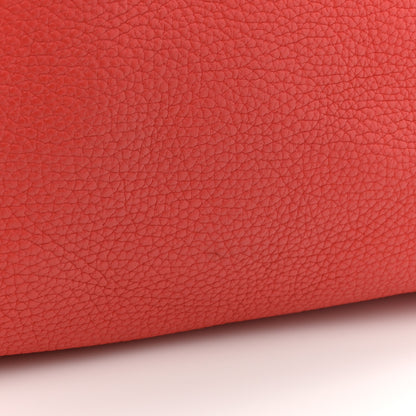 Hermes Taurillon Clemence Double Sens 45 Reversible Tote Rubis Bougainvillea 25 of 25