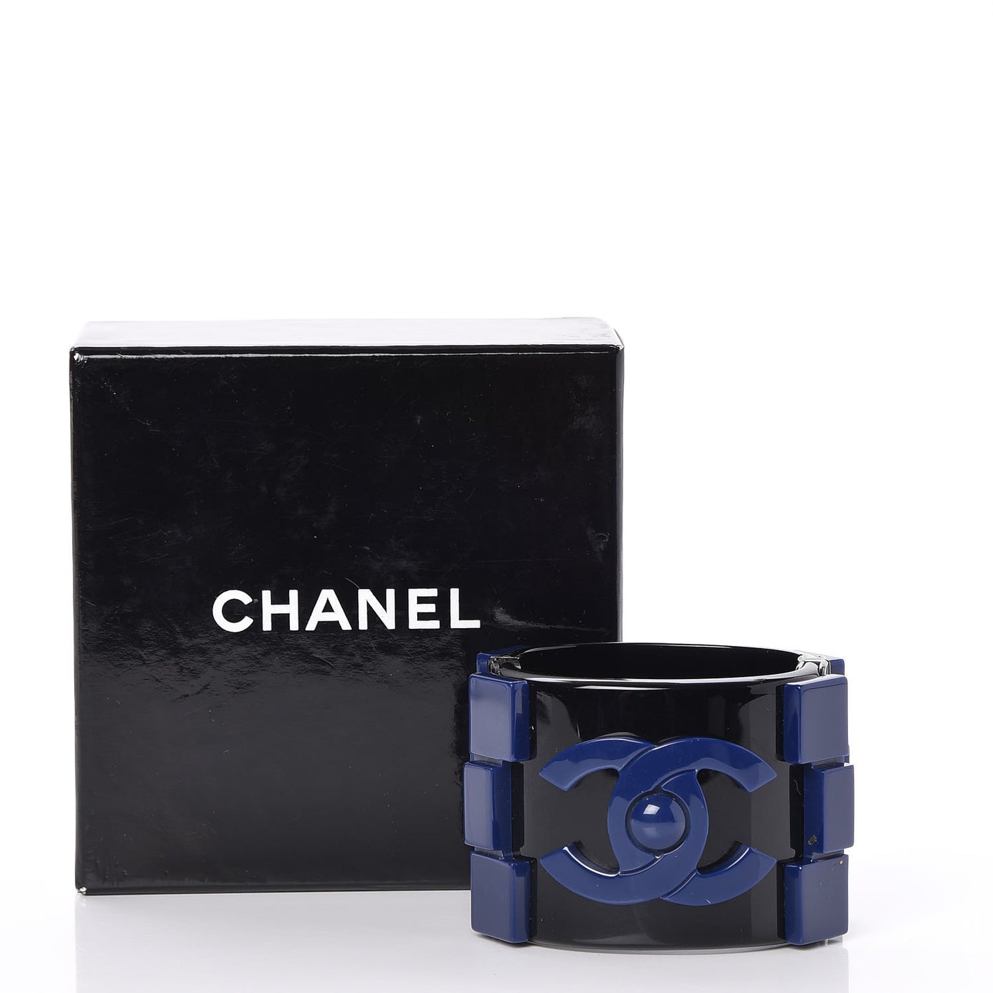 Plexiglass Lego Boy Cuff Black Blue