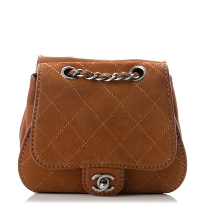 Chanel Suede Coco Twin Small Flap 1 of 9