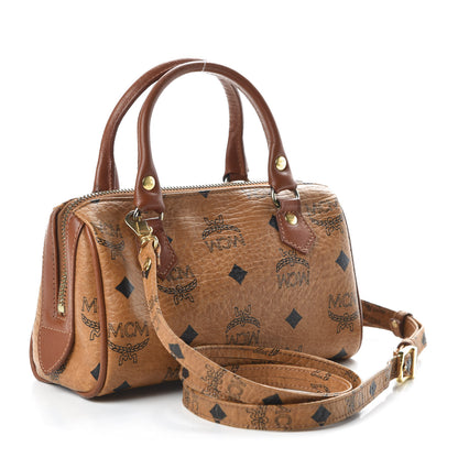 MCM Visetos Mini Boston Bag Cognac 2 of 8
