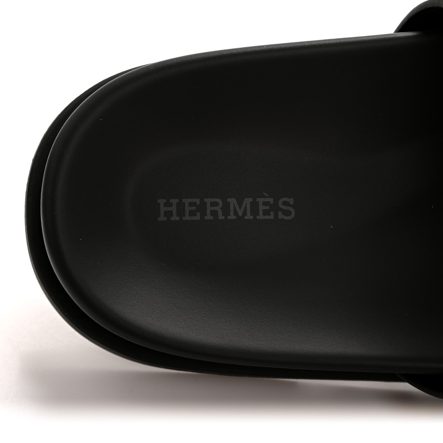 Hermes Calfskin Mens Chypre Sandals 44 Black 15 of 22
