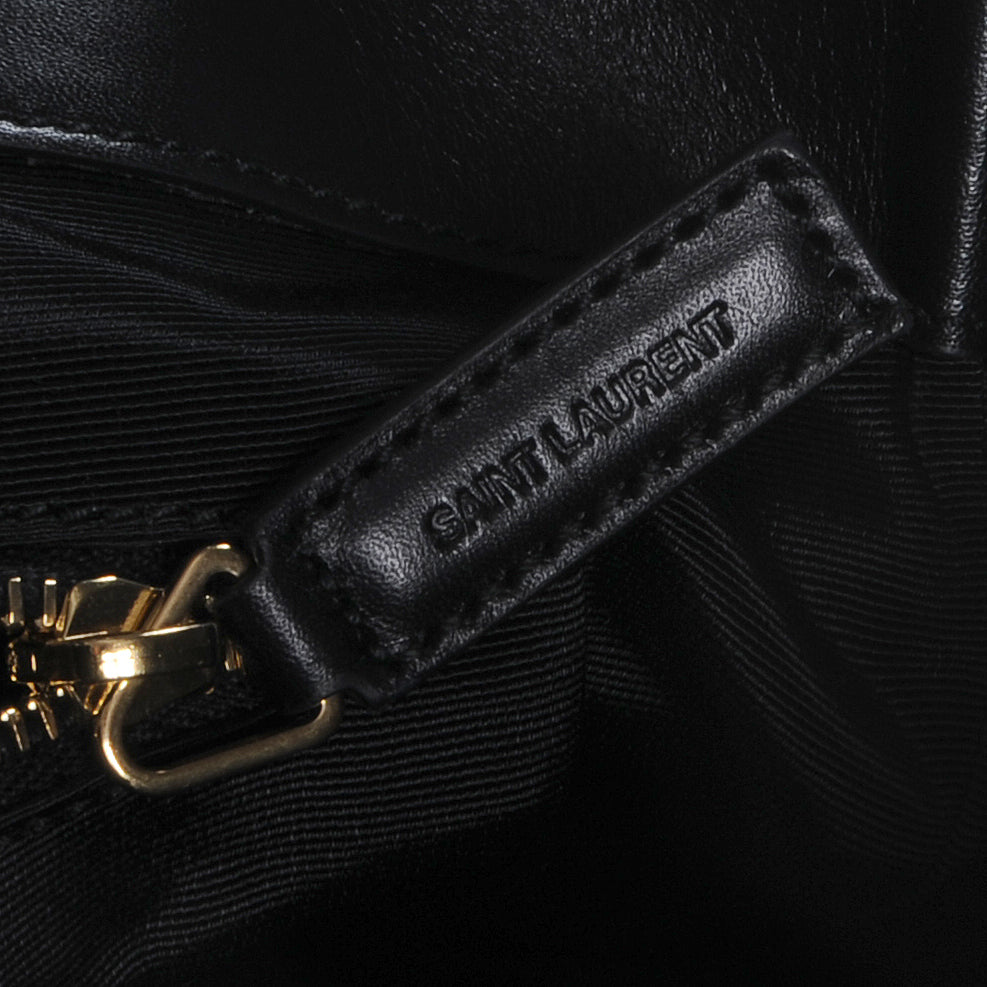 Soft Calfskin Bo Museum Tote Black
