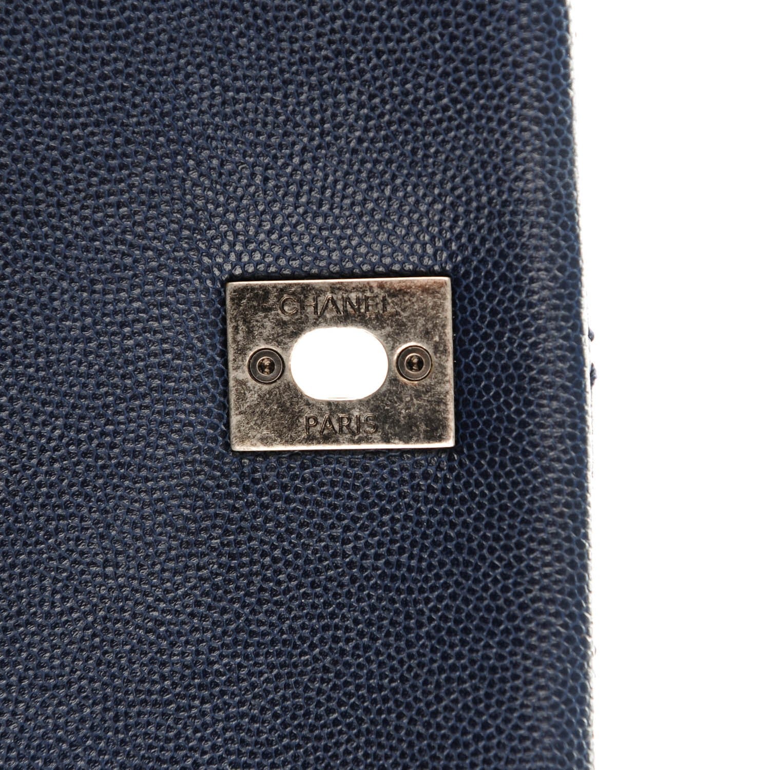 Chanel Caviar Quilted Small Coco Handle Flap Navy 6 of 8