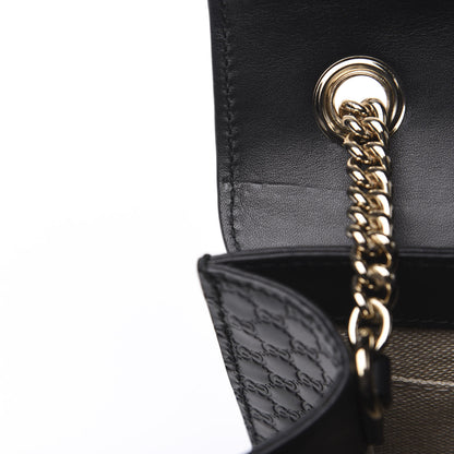 Gucci Microguccissima Mini Emily Shoulder Bag Black 8 of 11