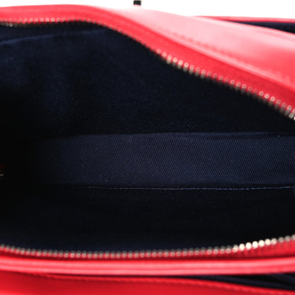 Chanel Aged Calfskin Quilted Express Zip Around Flap Red 5 of 10