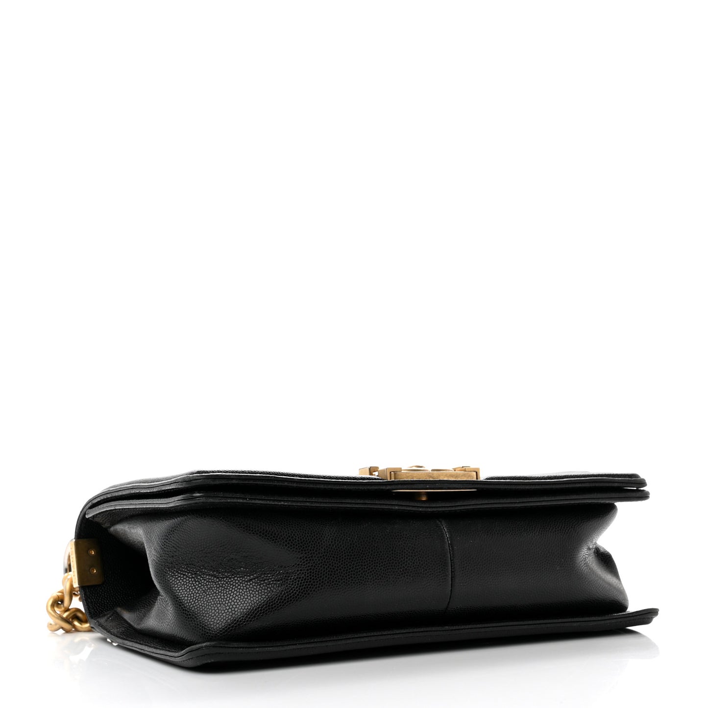 Caviar Quilted Medium Boy Flap Black