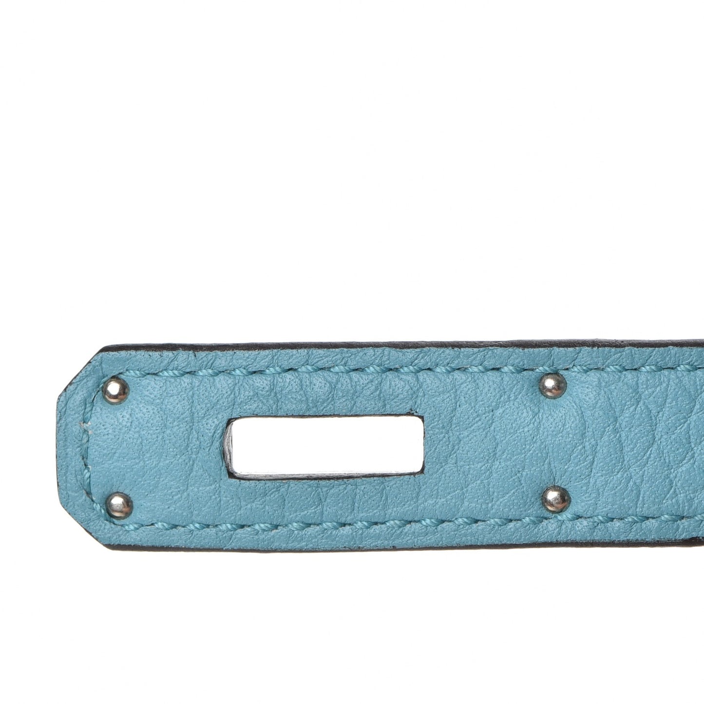 Taurillon Clemence Birkin 35 Bleu Atoll