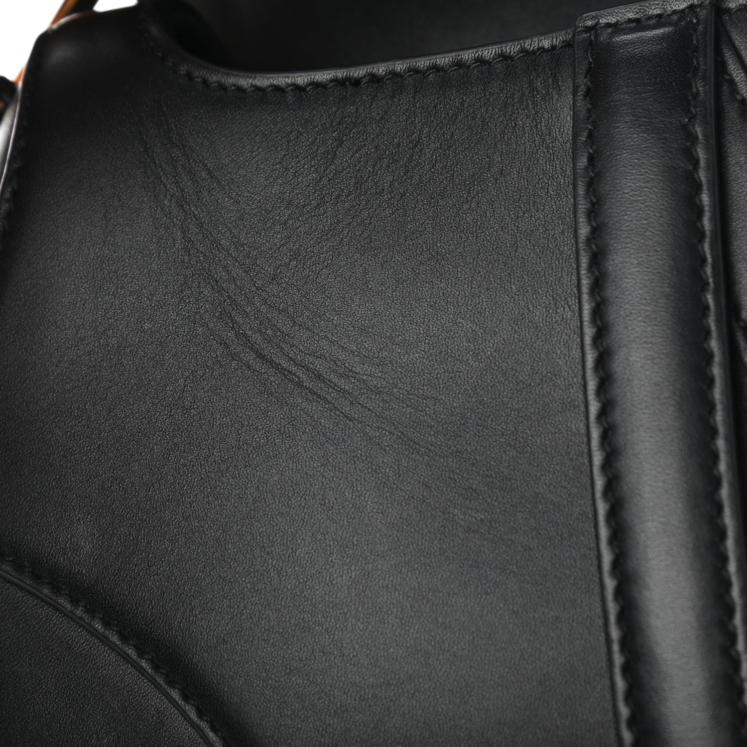 Christian Dior Calfskin Mini Saddle Bag Black 9 of 9