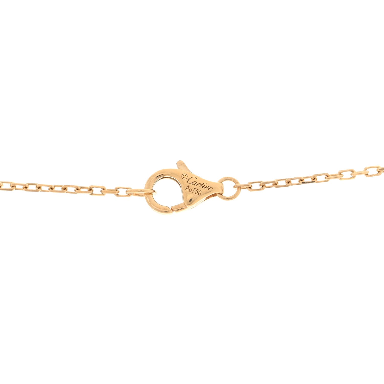 Cartier 18K Yellow Gold Diamond Juste Un Clou Paved Pendant Necklace 4 of 4