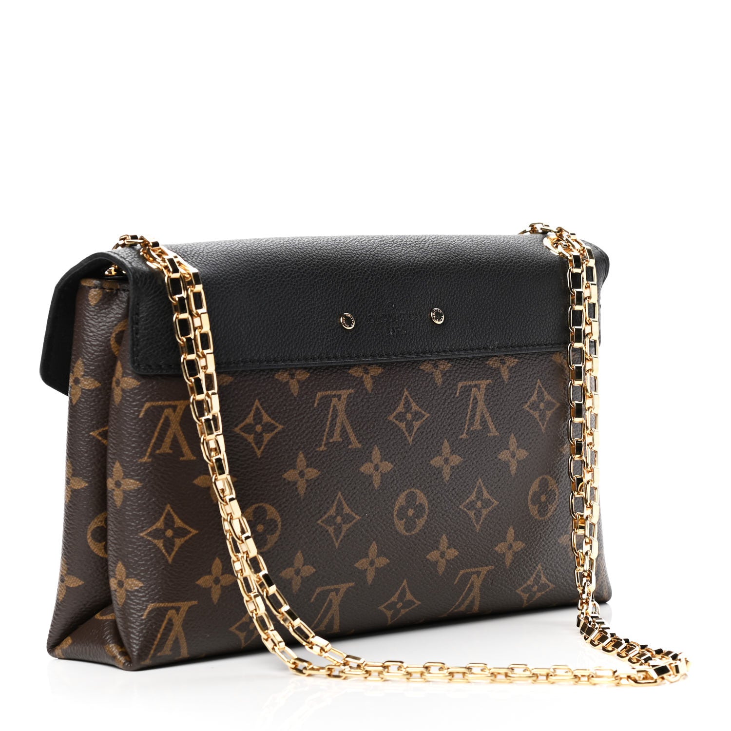 Louis Vuitton Monogram Pallas Chain Black 2 of 4