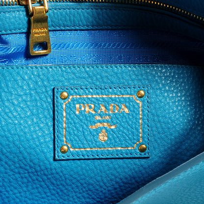 Prada Vitello Daino Convertible Side Pocket Hobo Voyage 6 of 9