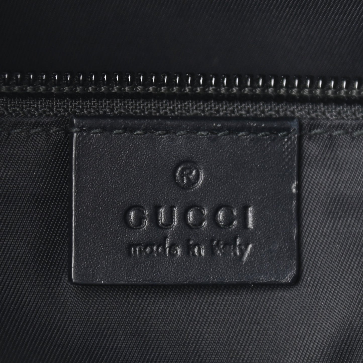 GG Supreme Monogram Web Messenger Bag Black