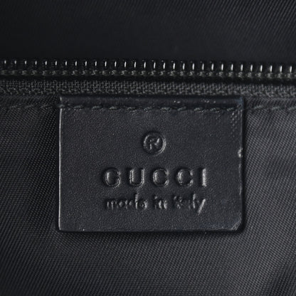 Gucci GG Supreme Monogram Web Messenger Bag Black 6 of 9