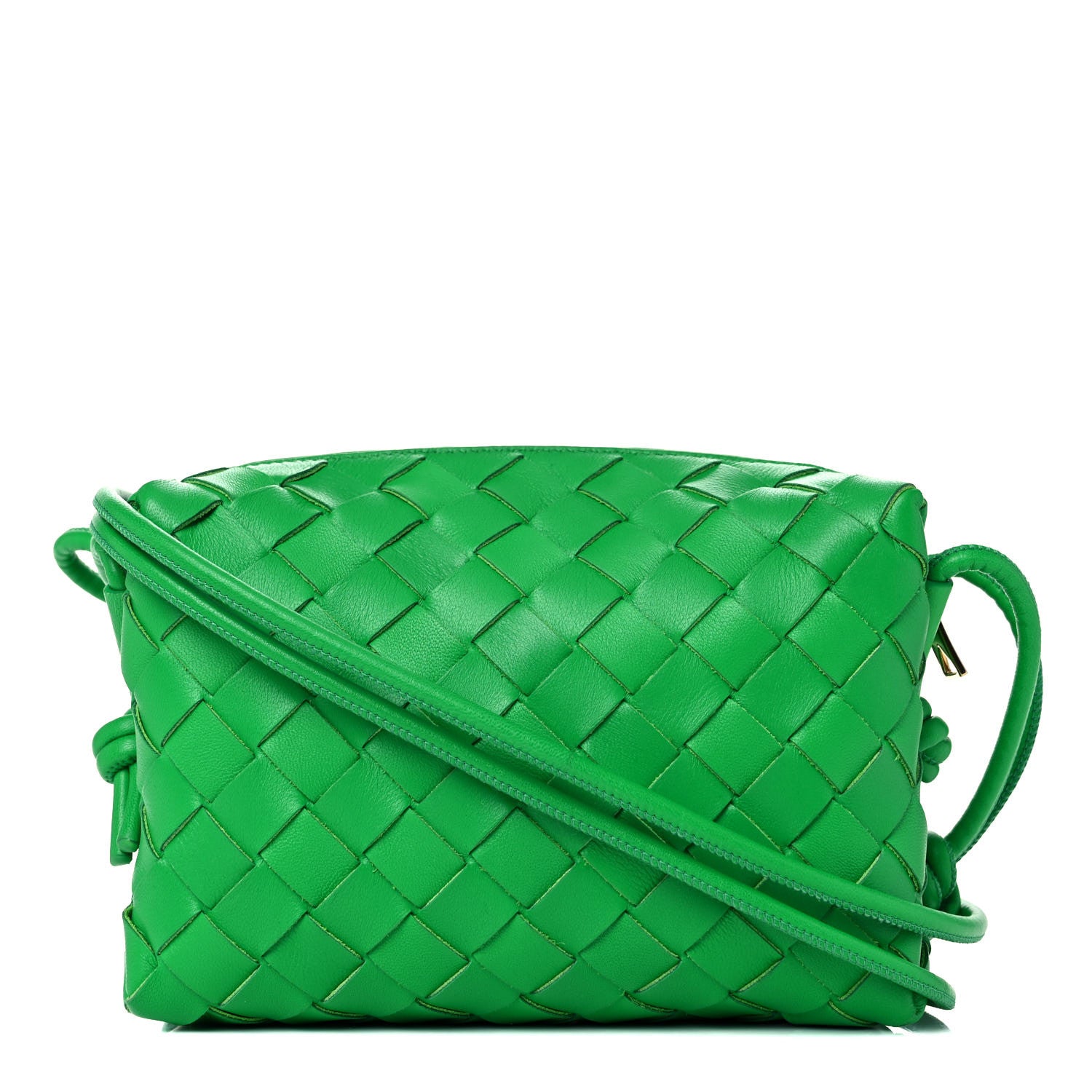 Bottega Veneta Nappa Intrecciato Mini Loop Camera Bag Parakeet 1 of 10
