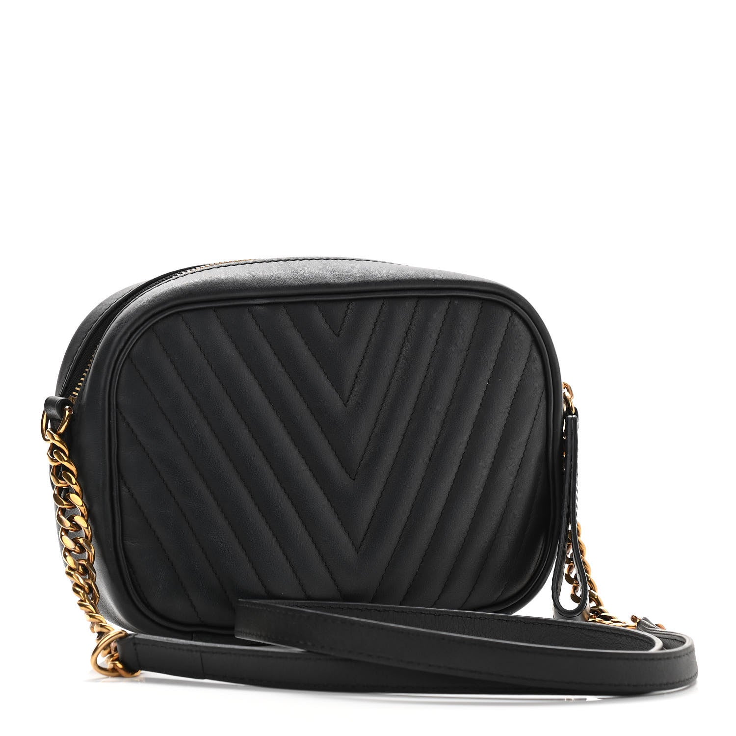 Louis Vuitton Calfskin New Wave Camera Bag Black 3 of 14