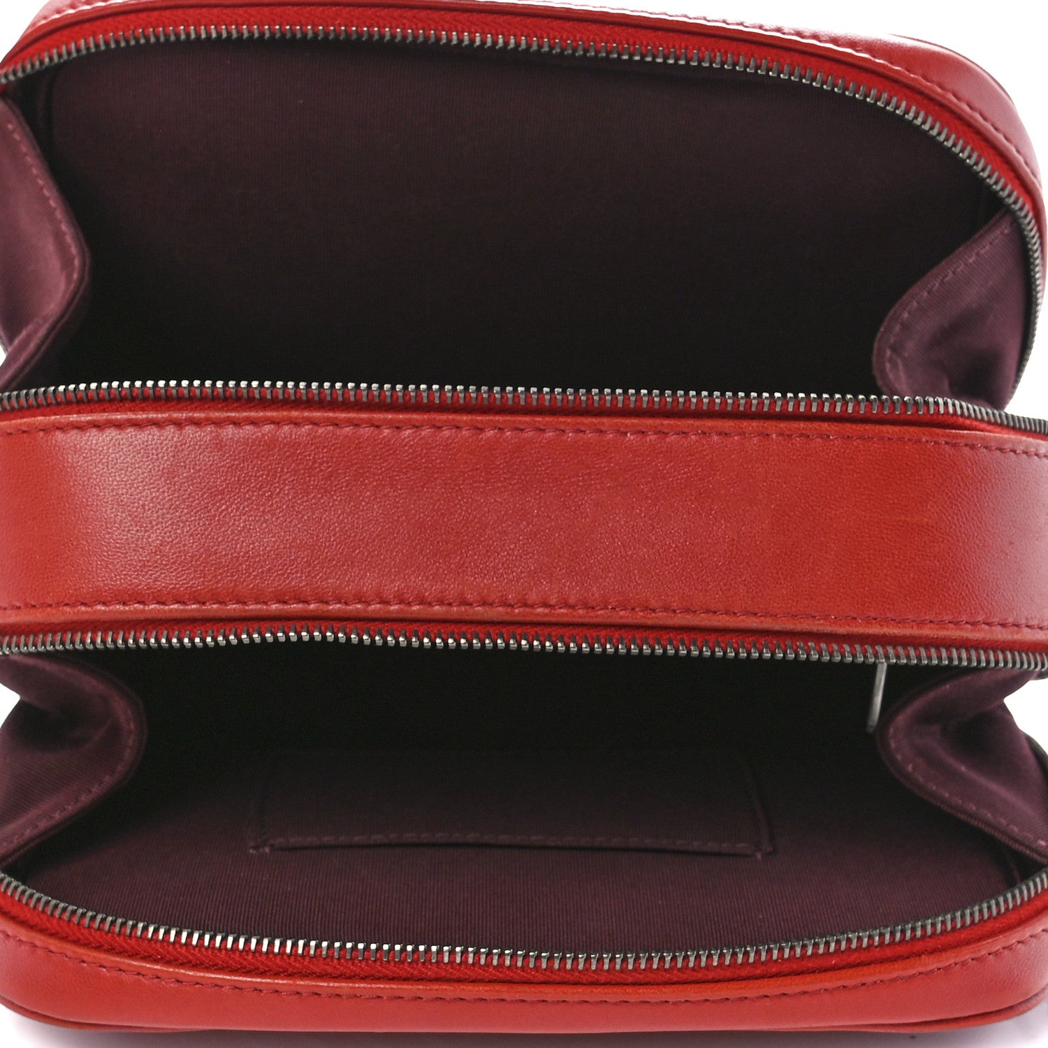 Chanel Lambskin Quilted Small Coco Boy Camera Case Red 5 of 11