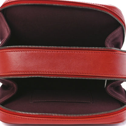 Chanel Lambskin Quilted Small Coco Boy Camera Case Red 5 of 11