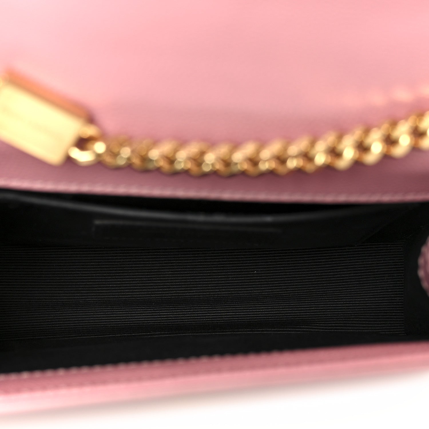Saint Laurent Grain De Poudre Small Monogram Kate Satchel Dark Rose 5 of 11