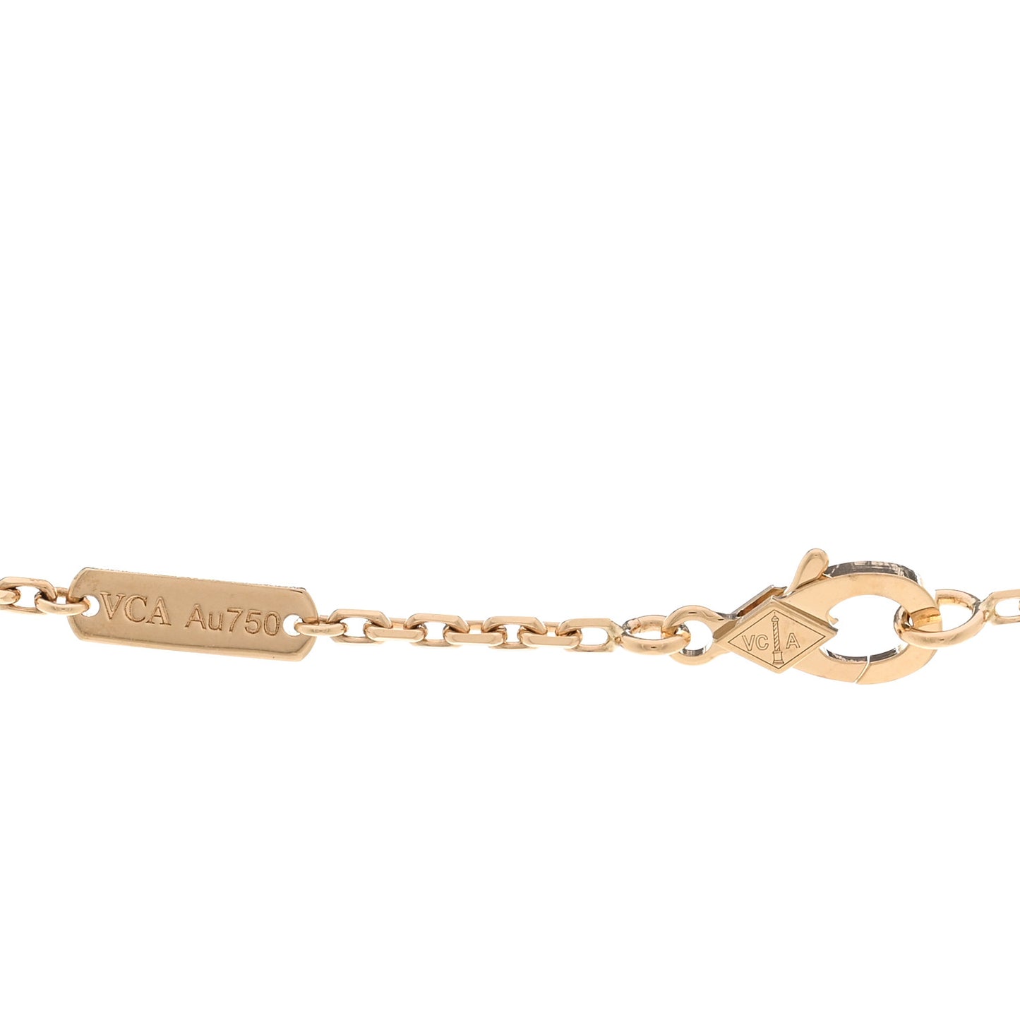 18K Yellow Gold Trace Chain Necklace 70cm