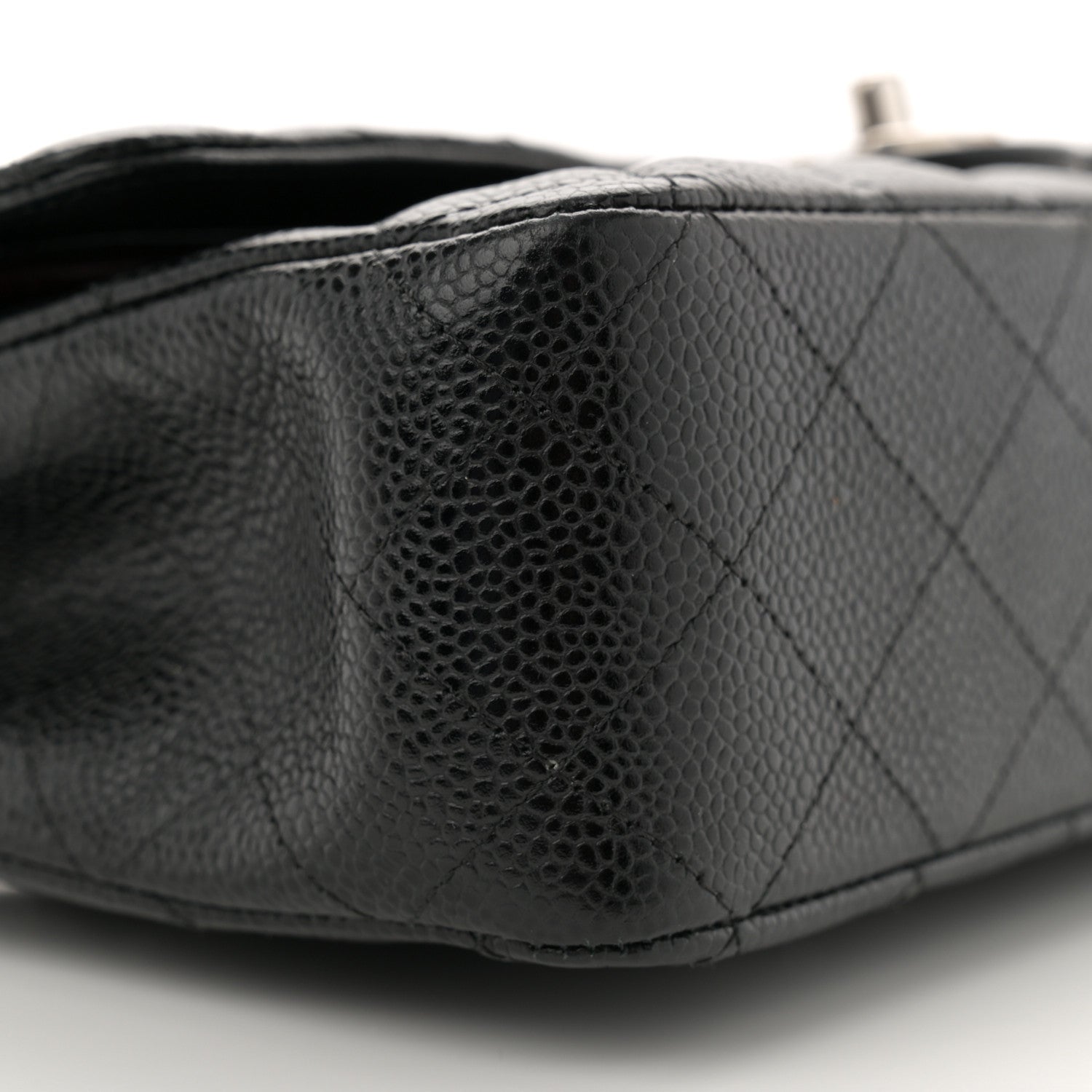 Chanel Caviar Quilted Medium Double Flap Black 8 of 10