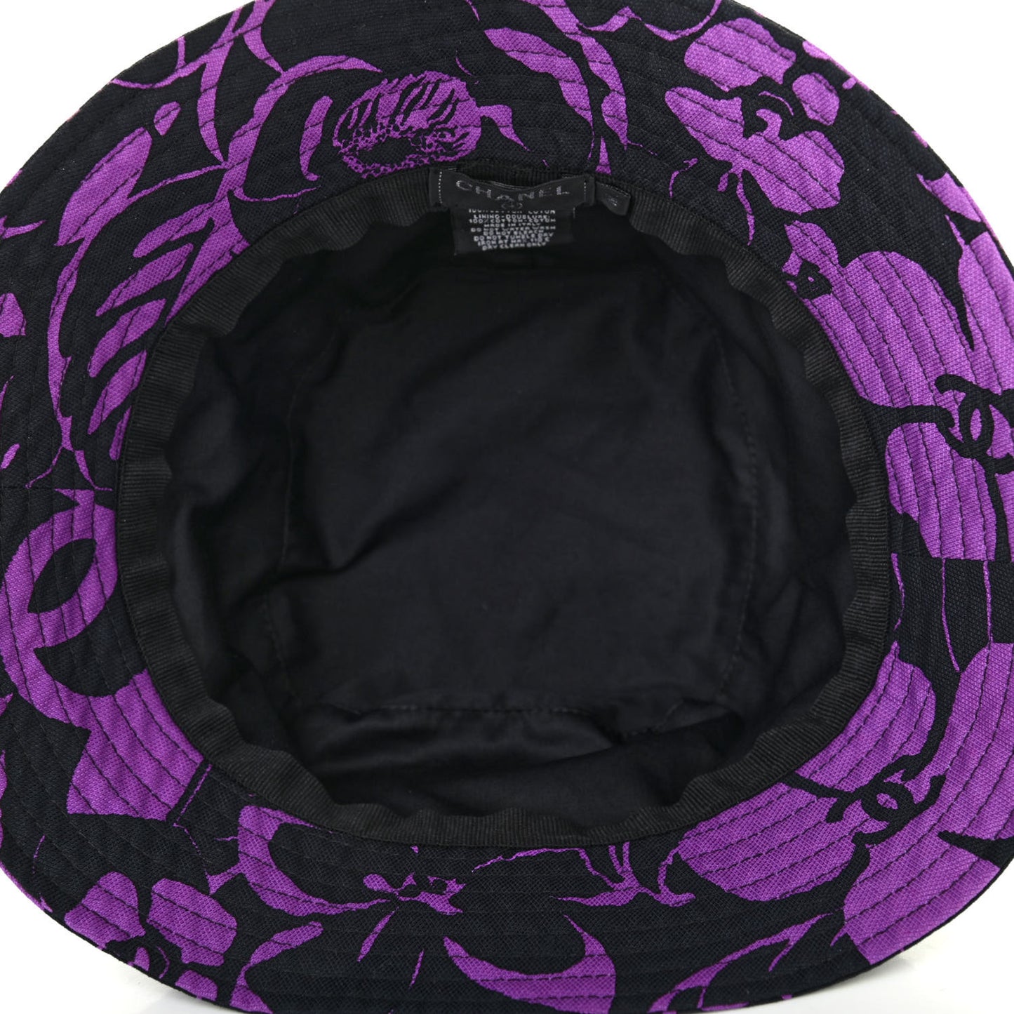 Canvas CC Cloche Hat M Purple Black
