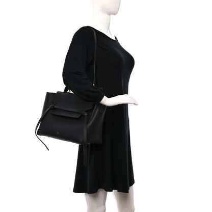 Celine Grained Calfskin Mini Belt Bag Black 2 of 8