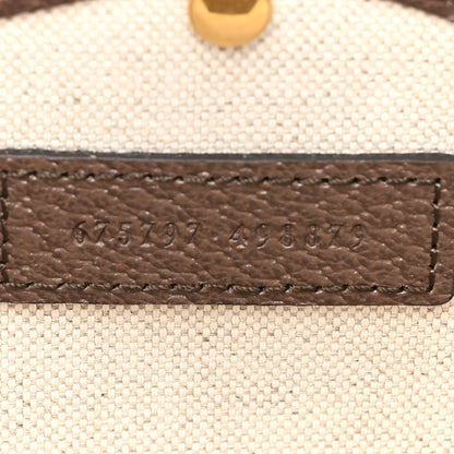 Gucci Monogram Jumbo GG Textured Dollar Calfskin Web Small Bamboo 1947 Top Handle Bag Camel Ebony New Acero 8 of 10