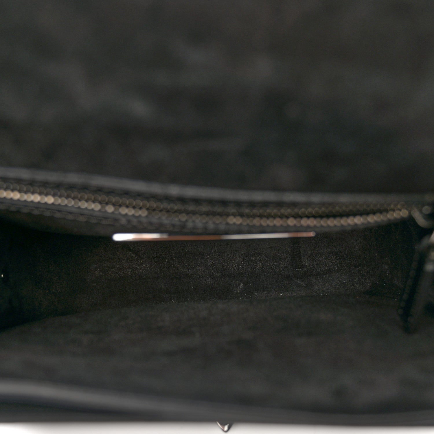 Valentino Garavani Craquele Calfskin Rockstud Shoulder Flap Messenger Bag Black 5 of 11