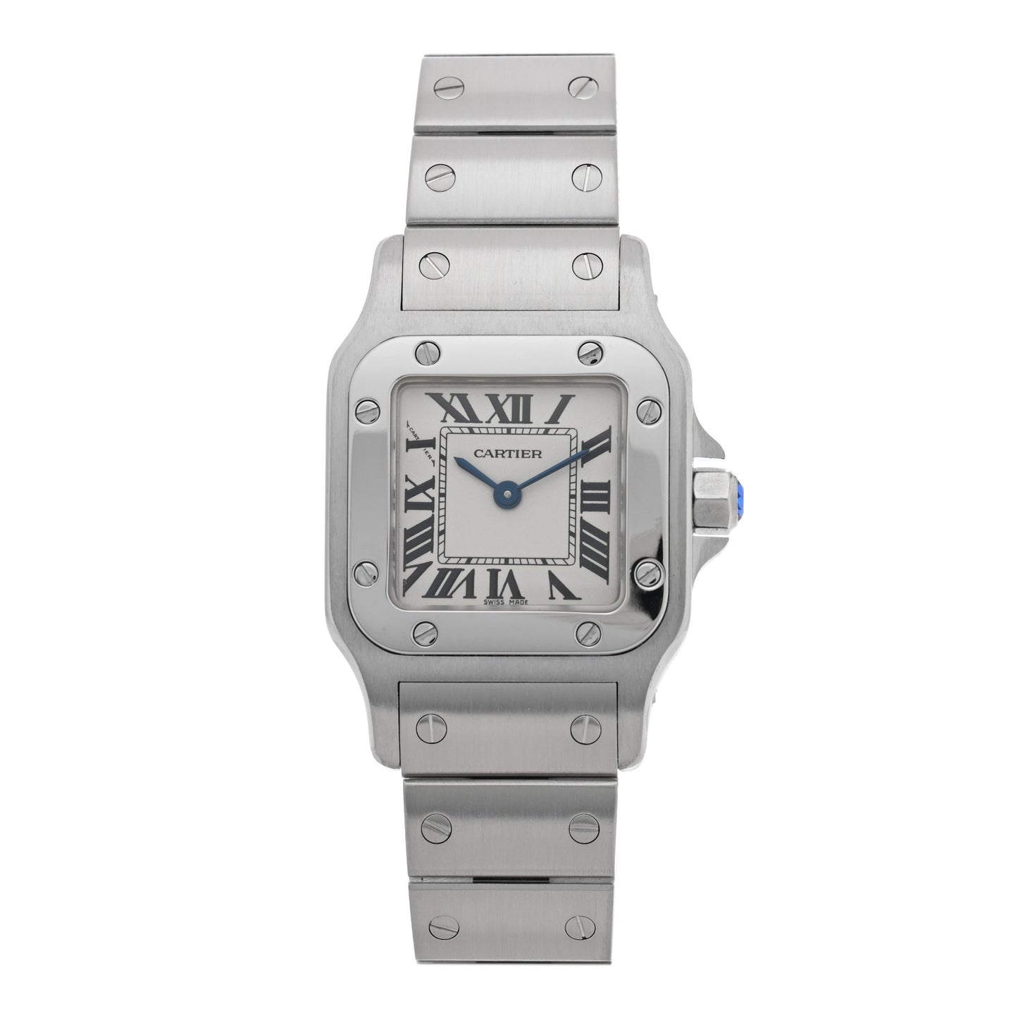 Stainless Steel 24mm Santos de Cartier Galbee Quartz Watch