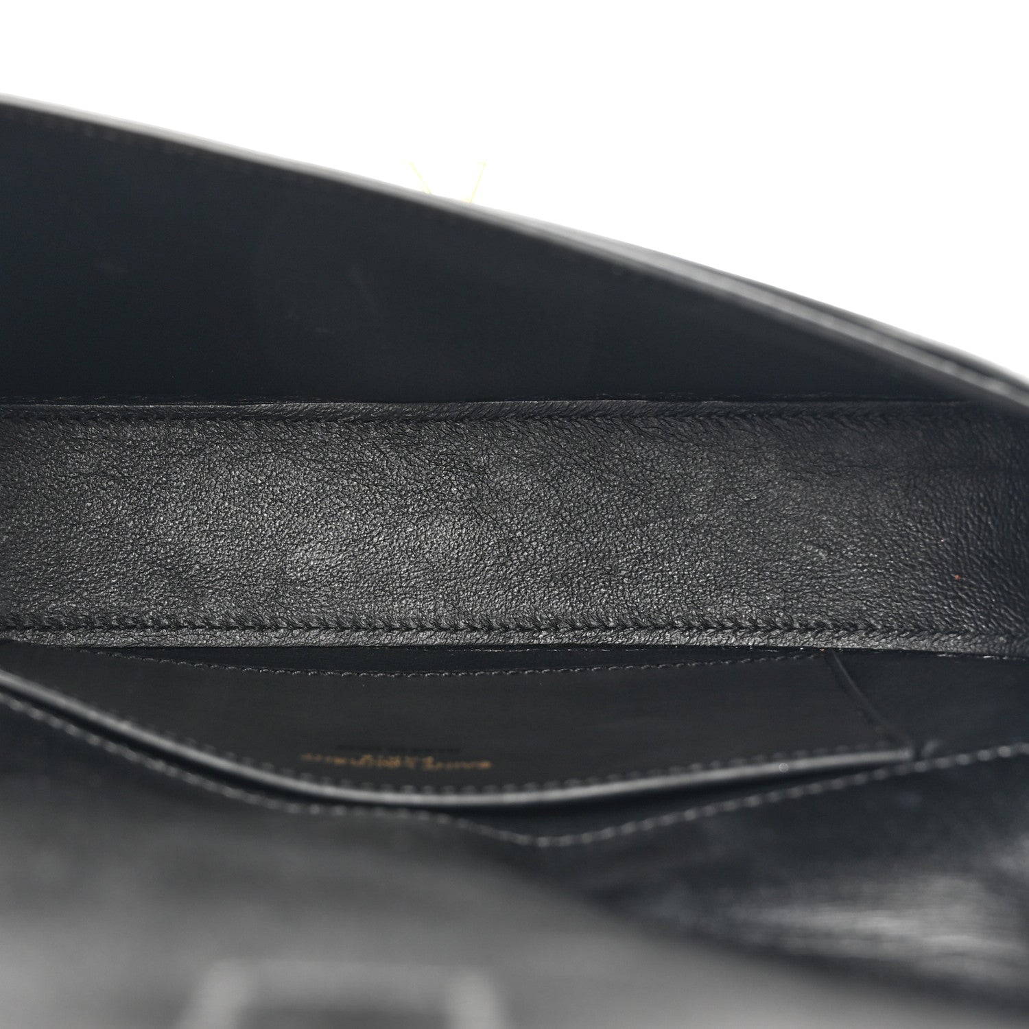 Saint Laurent Box Calfskin Mini Voltaire Shoulder Bag Black 5 of 11