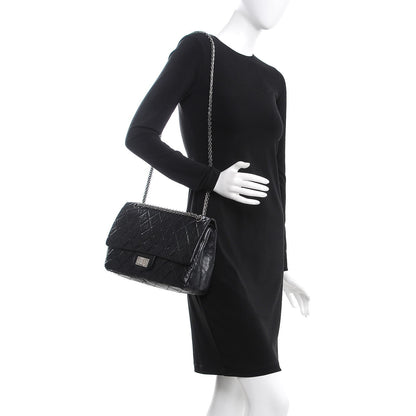 Chanel Aged Calfskin Quilted 2.55 Reissue 227 Flap Black 2 of 8