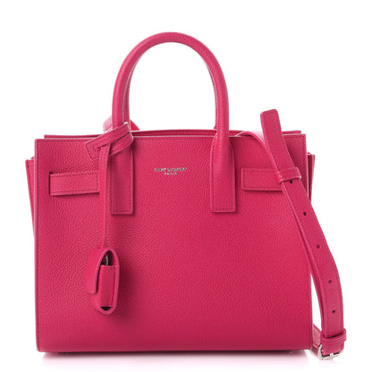 Saint Laurent Calfskin Nano Sac De Jour Bubblegum 1 of 8