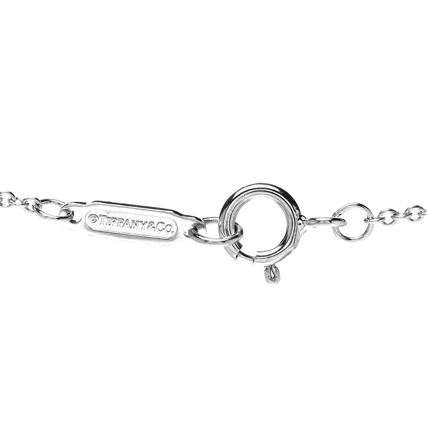 Platinum Diamond Anchor Pendant Necklace