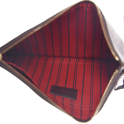 Louis Vuitton Damier Ebene Neverfull MM GM Pochette 5 of 12